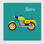 Ретро мотоцикл
