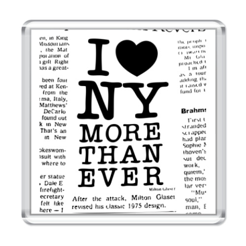 Магнит I Love NY
