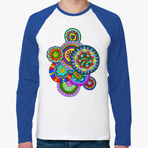 Футболка реглан с длинным рукавом Mandala
