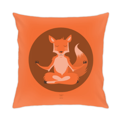 Подушка Animal Zen: F is for Fox