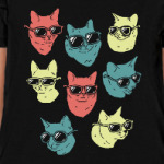 Коты очки