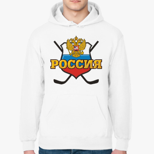 Толстовка худи Хоккей Сборная России Hockey