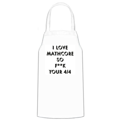 Фартук I Love Mathcore