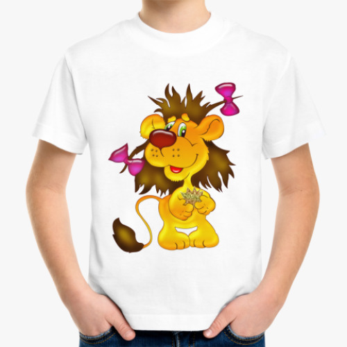 Детская футболка Львица