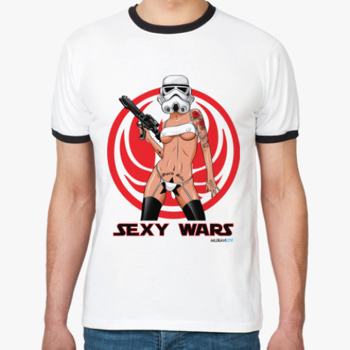 Футболка Ringer-T SEXY WARS