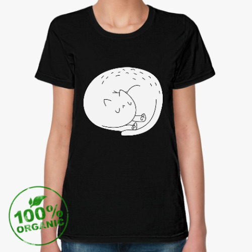 Женская футболка из органик-хлопка Cat - RIPNDIP