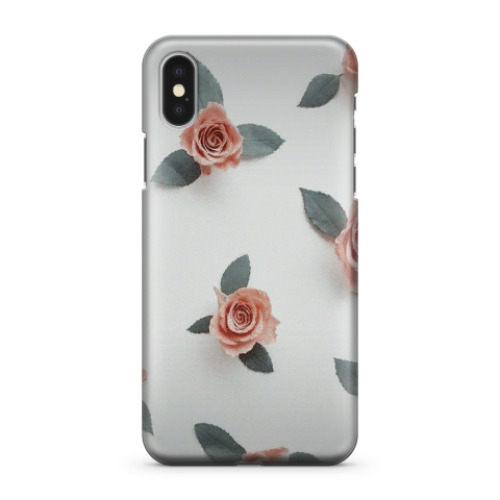 Чехол для iPhone X Цветы