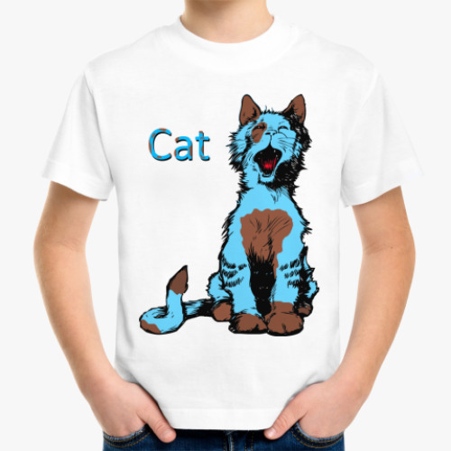 Детская футболка Cat