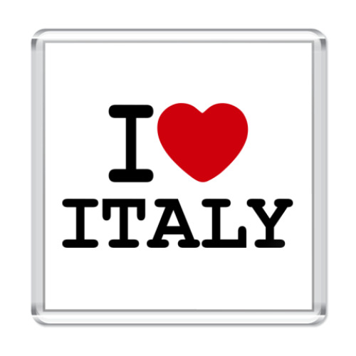 Магнит I Love Italy