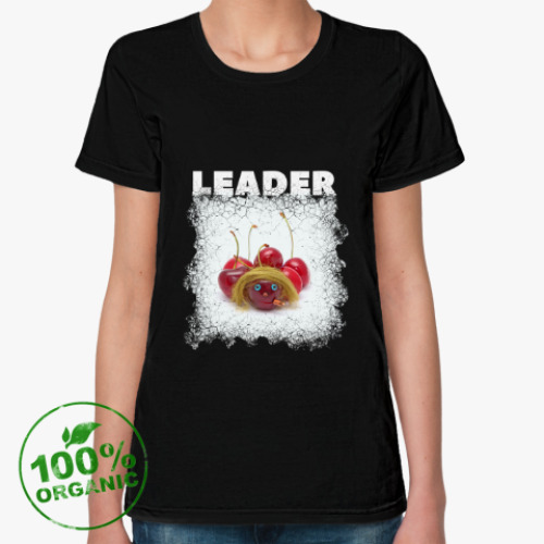 Женская футболка из органик-хлопка Лидер