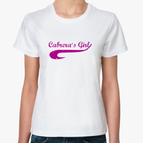 Классическая футболка cabrera's girl