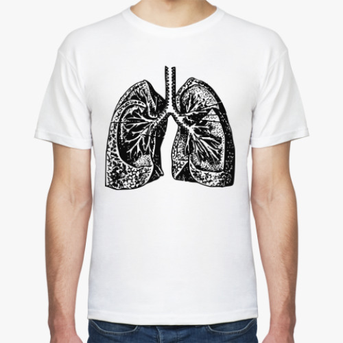 Футболка  'Anatomy: Lungs'