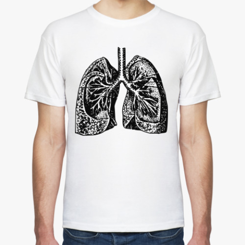 Футболка 'Anatomy: Lungs'