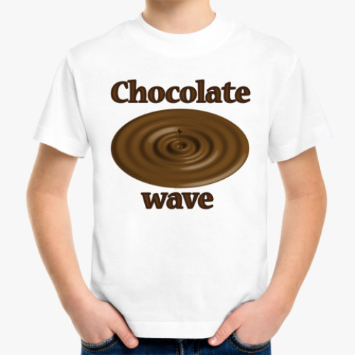 Детская футболка Chocolate wave
