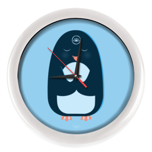 Настенные часы Animal Zen: P is for Penguin