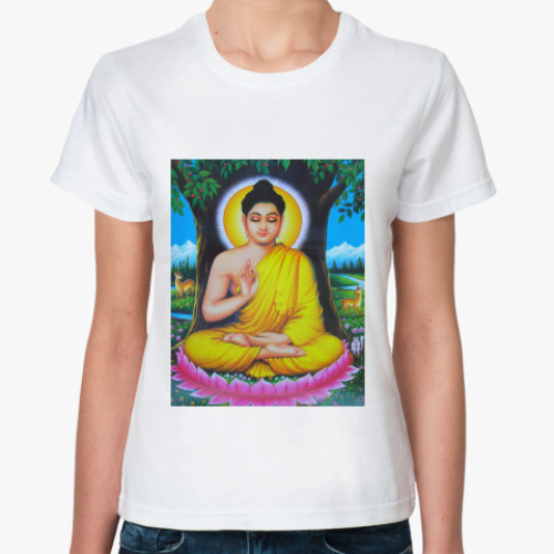 Классическая футболка  Buddha