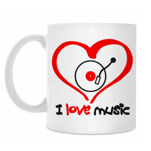 Кружка I love music