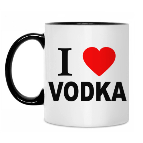 Кружка i love vodka