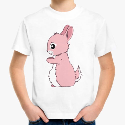Детская футболка Милый кролик