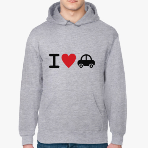 Толстовка худи I love car