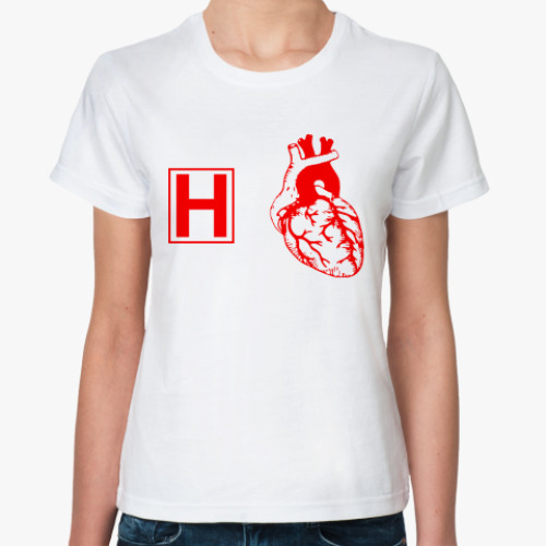 Классическая футболка house m.d. heart