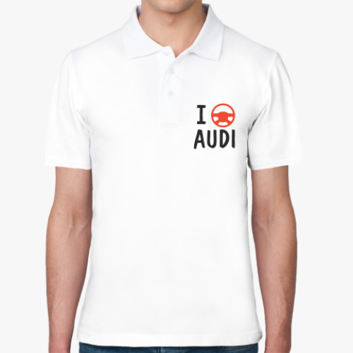 Рубашка поло 'Я рулю AUDI'