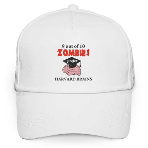 Кепка бейсболка Harvard brains