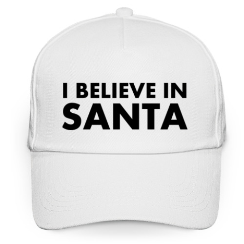 Кепка бейсболка I believe in Santa