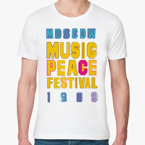 Футболка из органик-хлопка Moscow MUSIC PEACE Festival 1989