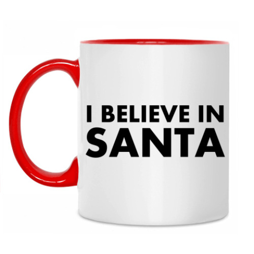 Кружка I believe in Santa