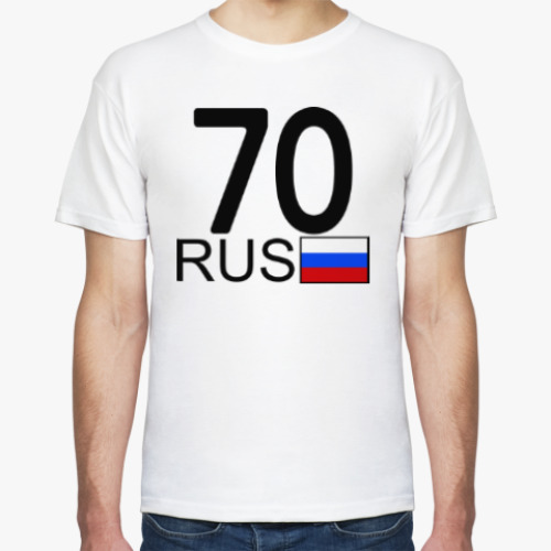 Футболка 70 RUS (A777AA)