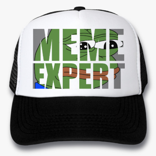 Кепка-тракер Meme Expert (Sad Pepe)