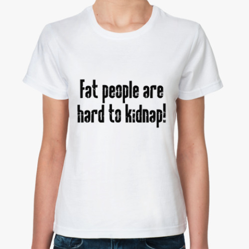 Классическая футболка Fat people