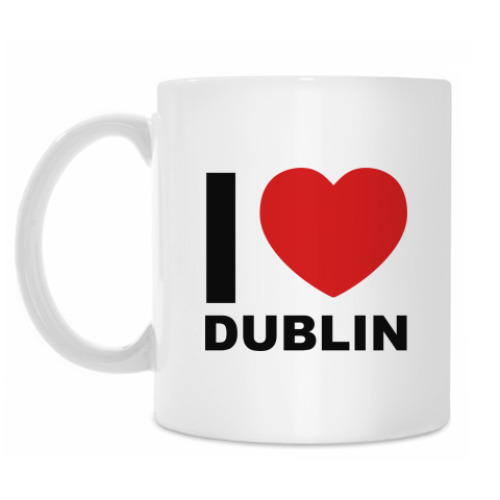 Кружка I love Dublin
