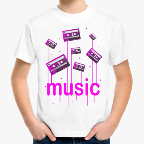 Детская футболка Music