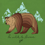 Бурый медведь/Be wild & brave