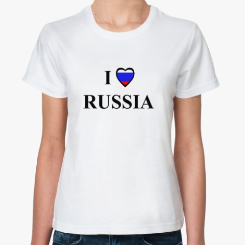 Классическая футболка Russia