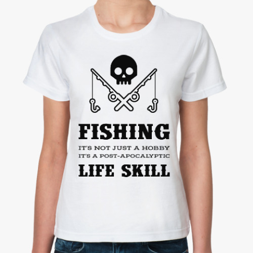 Классическая футболка Рыбалка