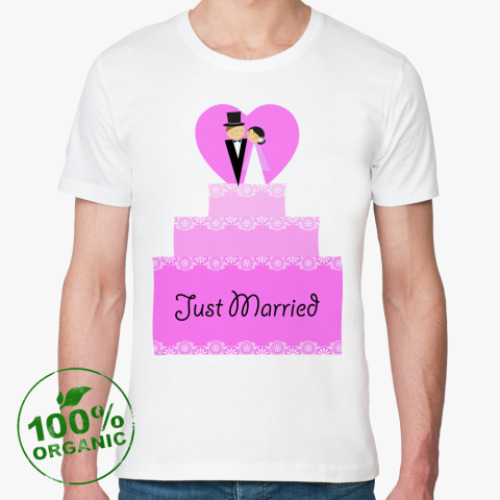 Футболка из органик-хлопка Just Married