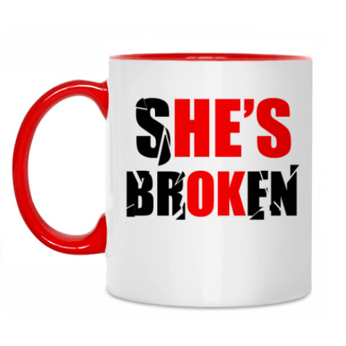 Кружка She's broken