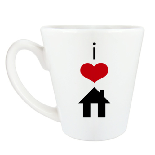 Чашка Латте I Love House