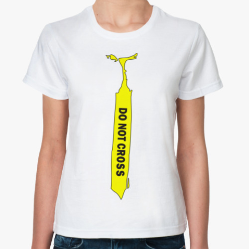 Классическая футболка 'Do Not Cross' (Dexter)