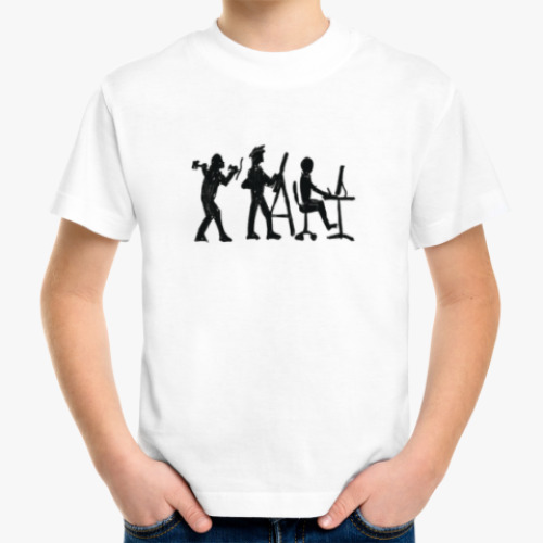 Детская футболка «Эволюция»