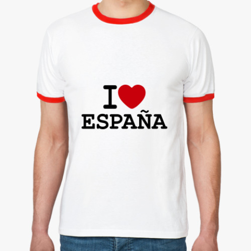 Футболка Ringer-T I Love España