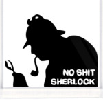  'No shit. Sherlock.'