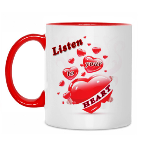 Кружка Listen to your heart