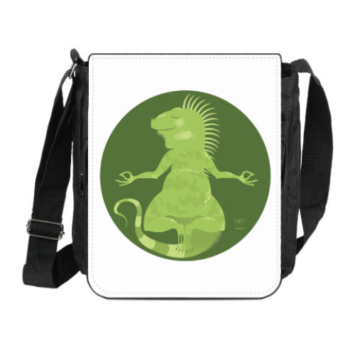 Сумка на плечо (мини-планшет) Animal Zen: I is for Iguana