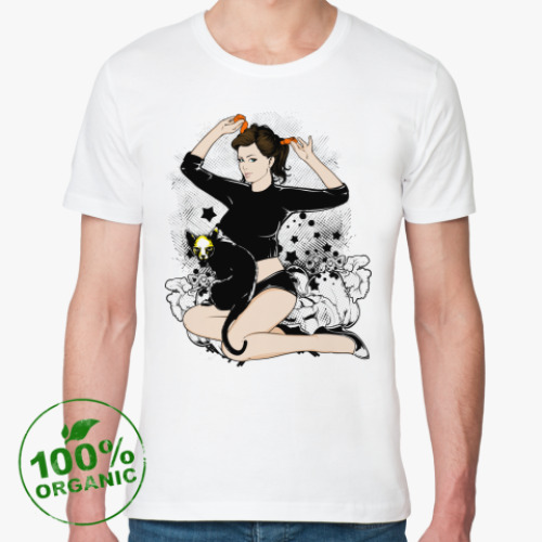 Футболка из органик-хлопка Pin-up Halloween
