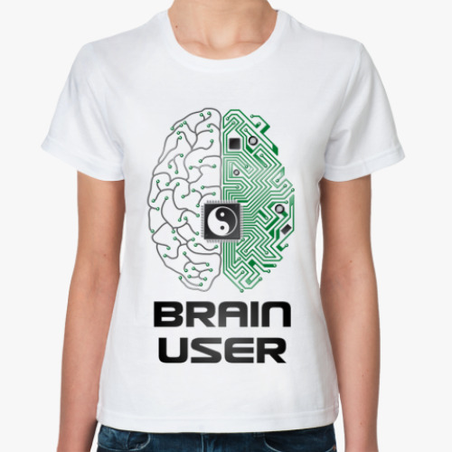 Классическая футболка Brain User 2