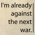 'The next war'